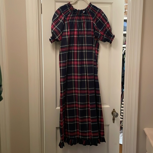 Hill House Navy Tartan Plaid Caroline Nap Dress - Picture 3 of 7